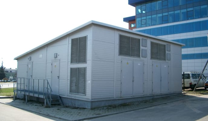 Prefabricated substation buildings